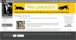 Desktop Screenshot of pro-sabuesos.org
